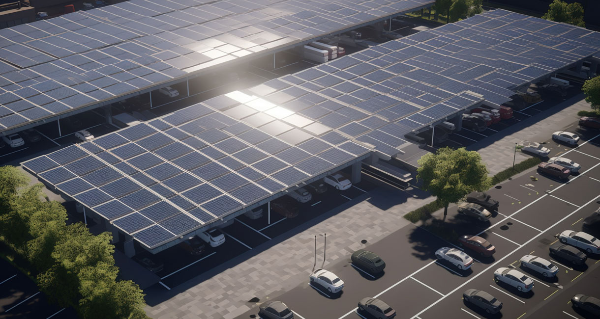 Córas Gléasta Carport Gréine