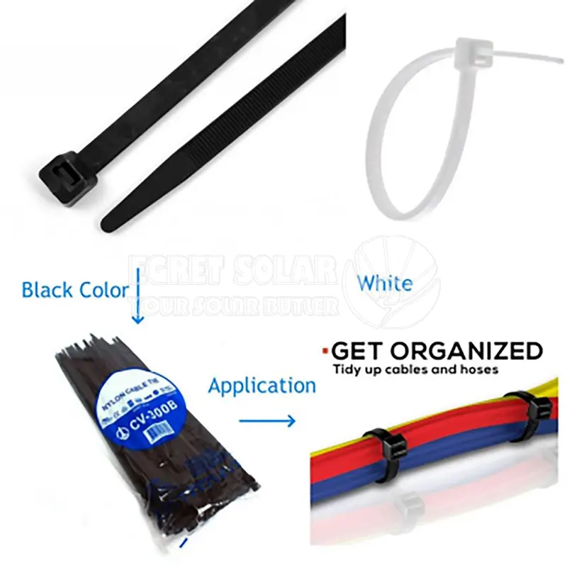 Cable Ties Nylon Plastic Solar
