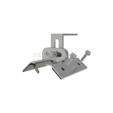 Leathán traipéisóideach miotail seam seam seam díon trapezoidal gléasta